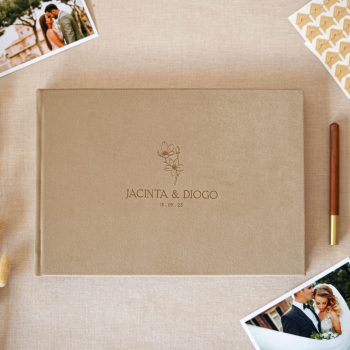 Livro de Honra em Veludo